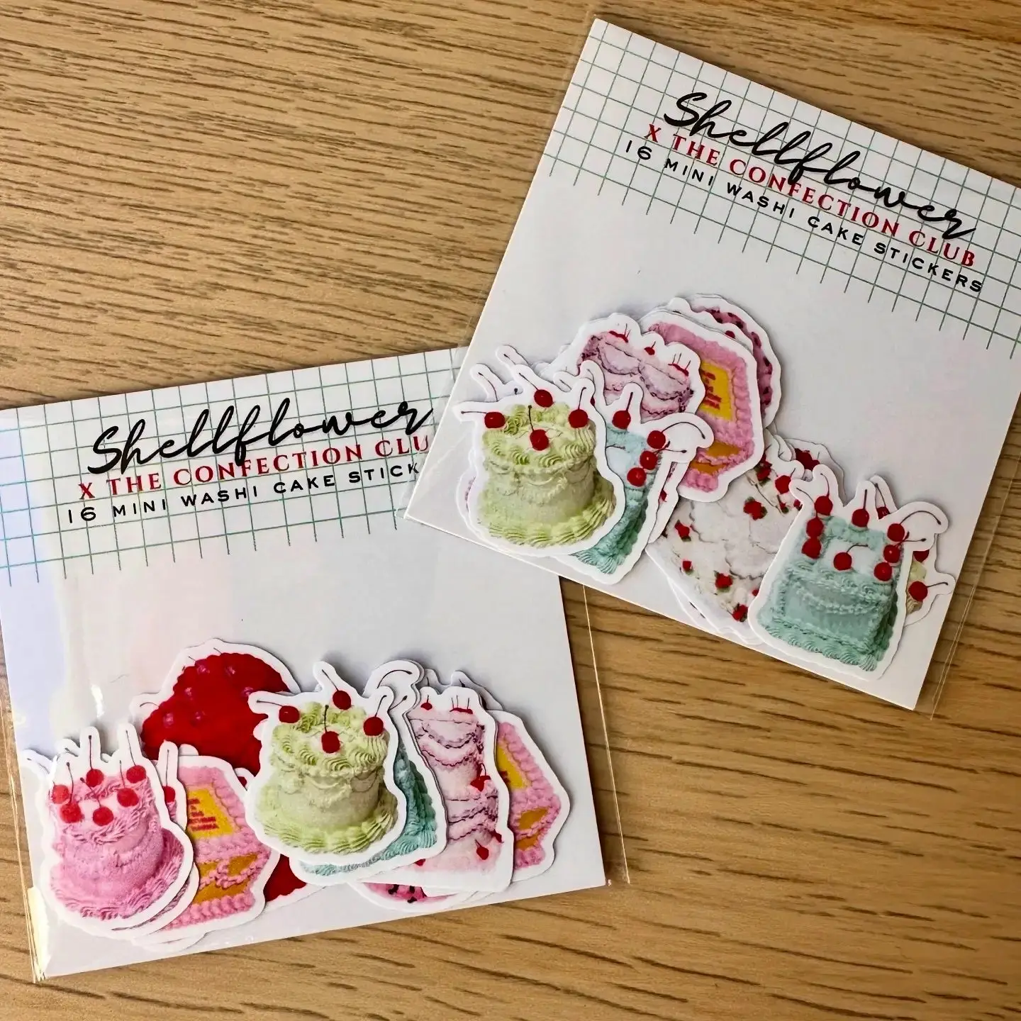 Shellflower Washi Flake Sticker Pack - various designs - Image 16