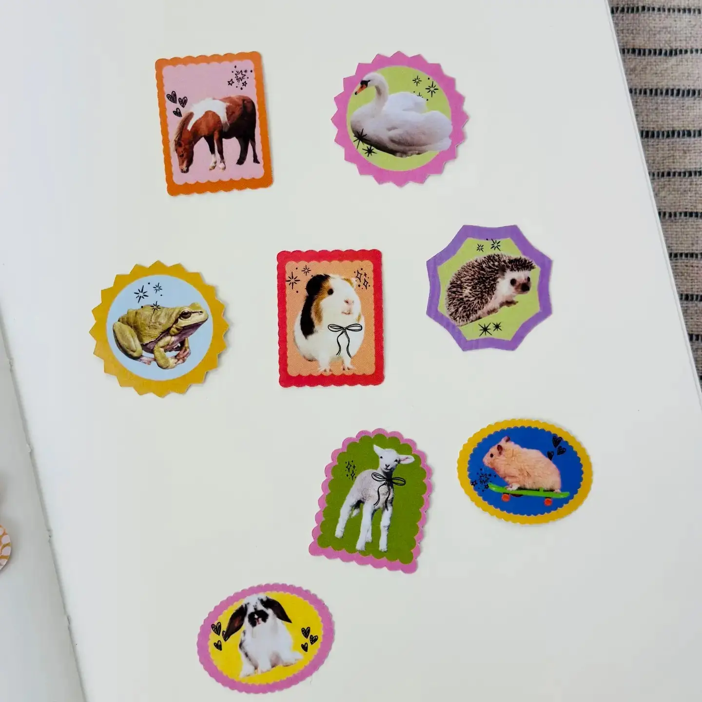 Shellflower Washi Flake Sticker Pack - various designs - Image 2