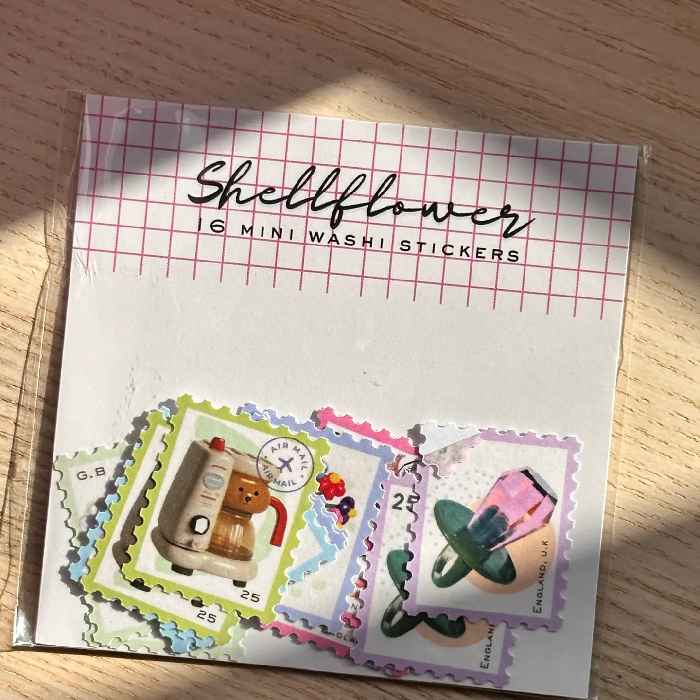 Shellflower Washi Flake Sticker Pack - various designs - Image 6