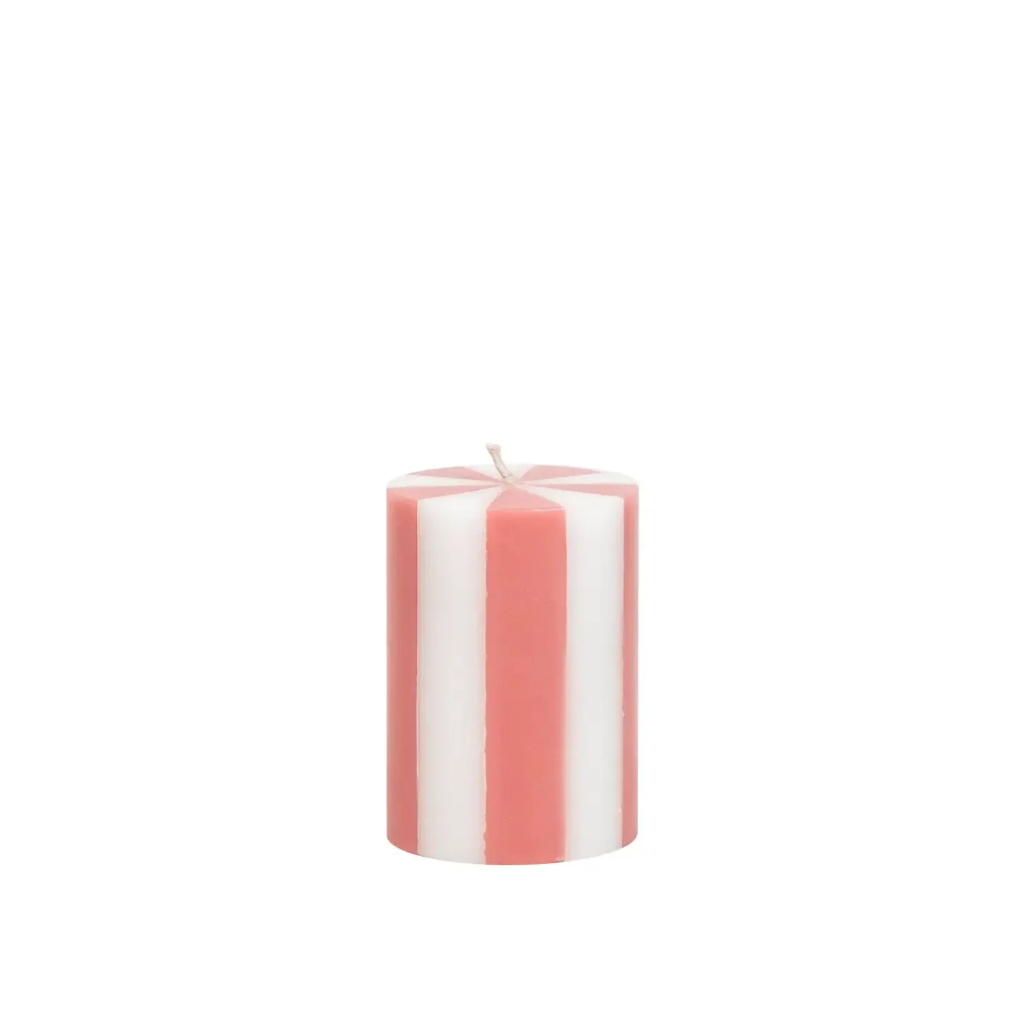Short Stripe Pillar Candle - various colours - Image 13