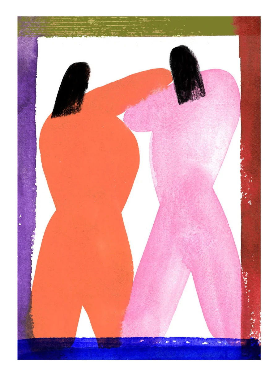 'Sisters' Art Print