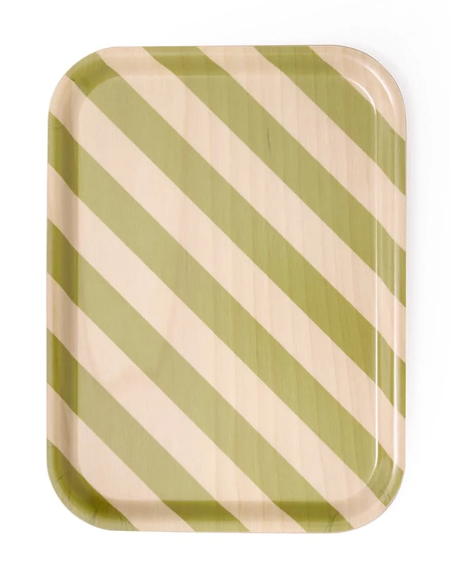 Small Birch Striped Wood Tray + other colours - Image 3