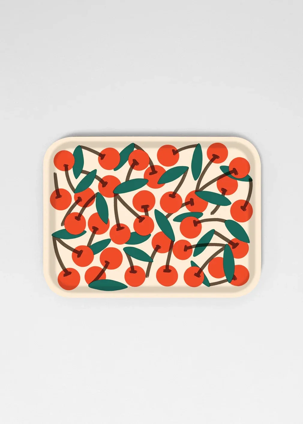 Small Cherry Rectangular Serving Tray