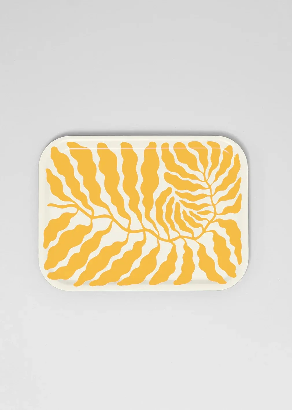 Small Leaves Rectangular Serving Tray - various colours - Image 4