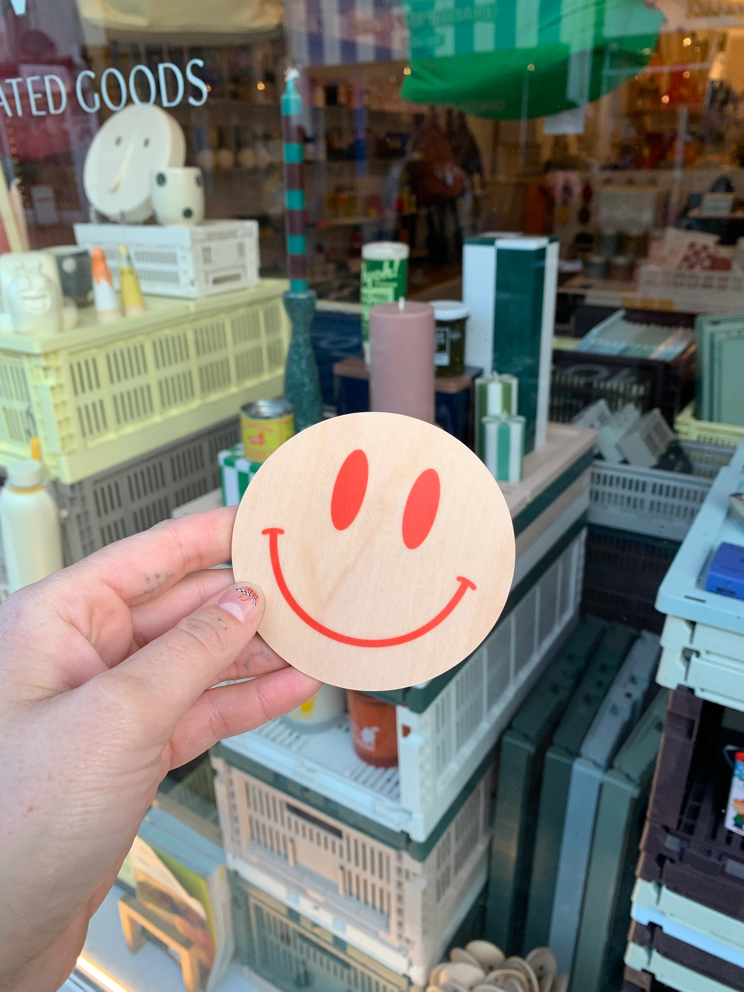 Smiling Face Coasters - various colours - Image 9