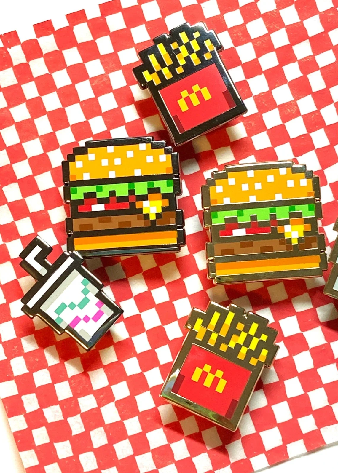 Snacks Please Enamel Pins