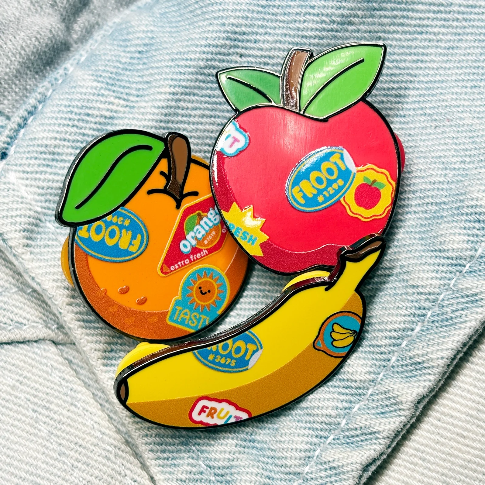 Snacks Please Enamel Pins - Image 4