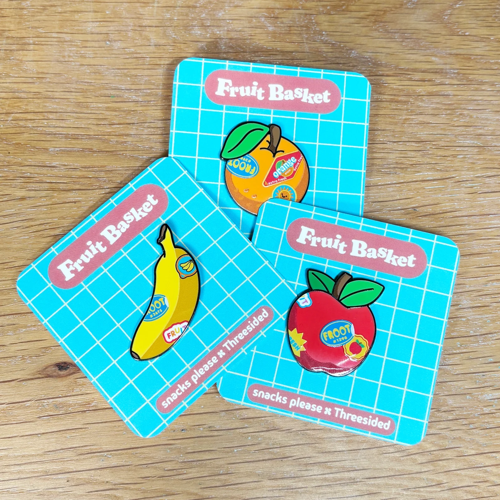 Snacks Please Enamel Pins - Image 8
