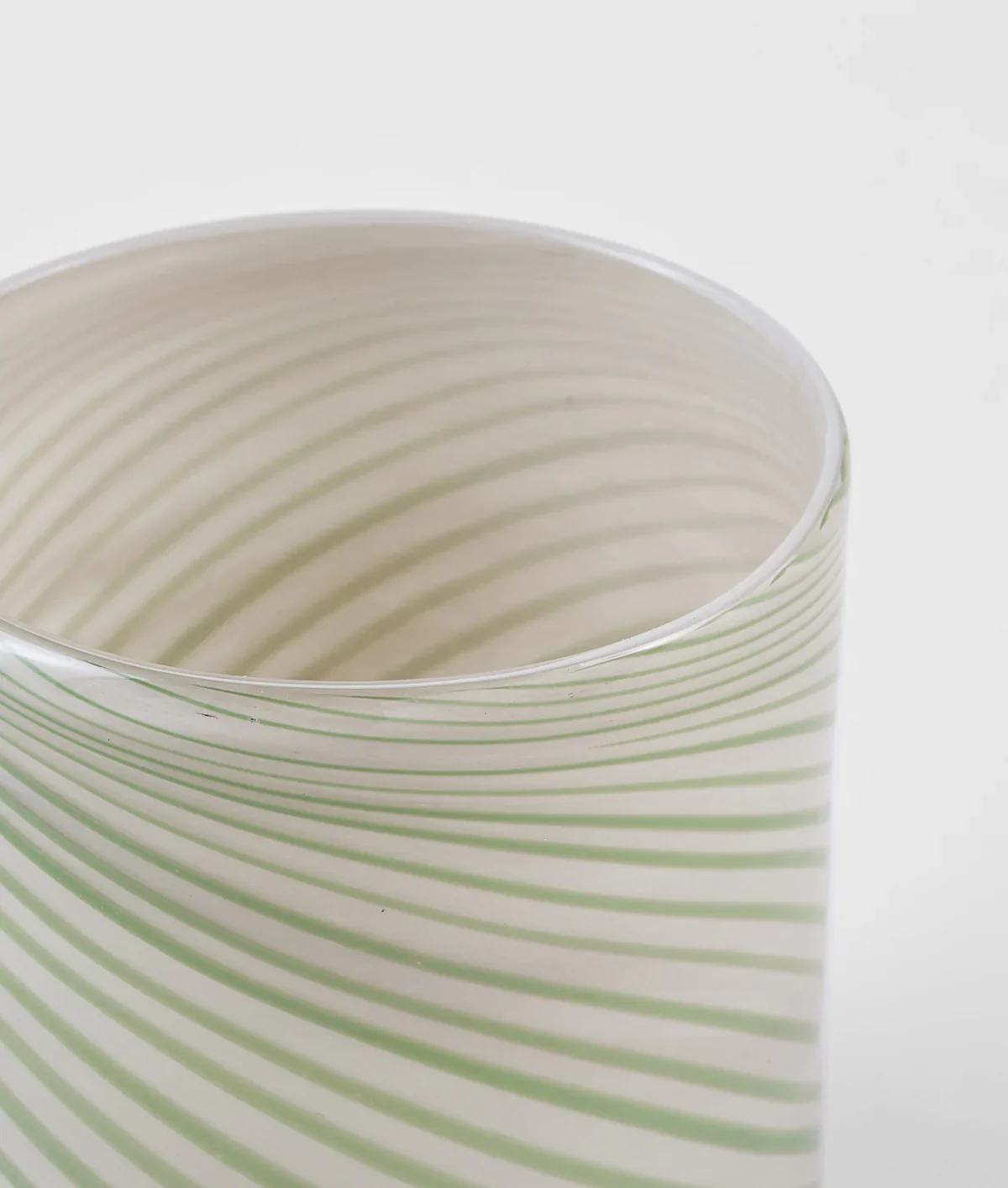 Spiral Glass Pots - various sizes and colours - Image 13