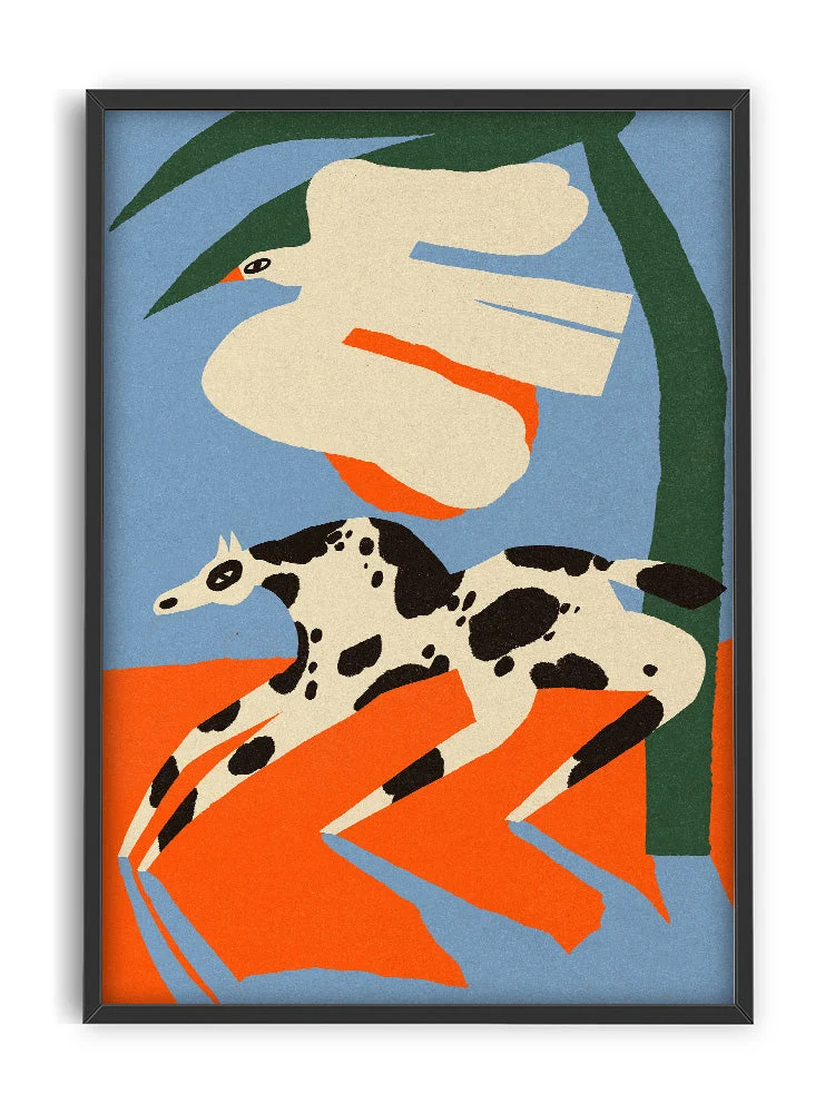 'Spotted Mustang' Art Print - Image 2