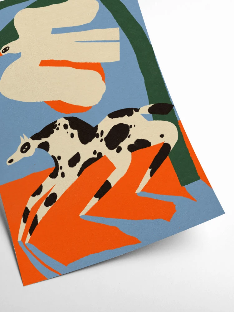 'Spotted Mustang' Art Print - Image 3