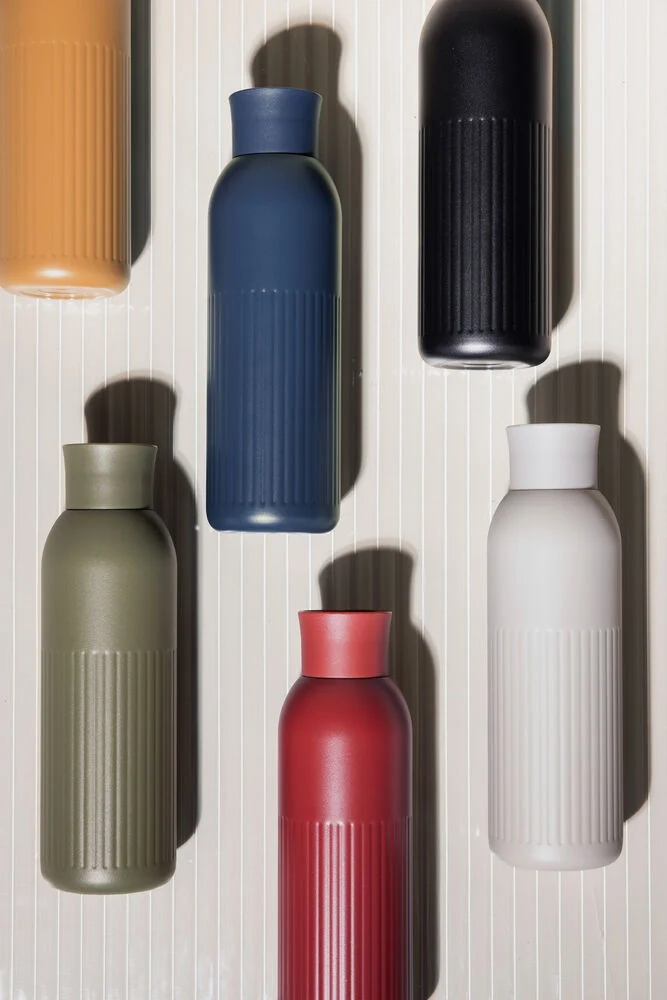 Tekla Push Lid Thermal Bottle - various colours - Image 2