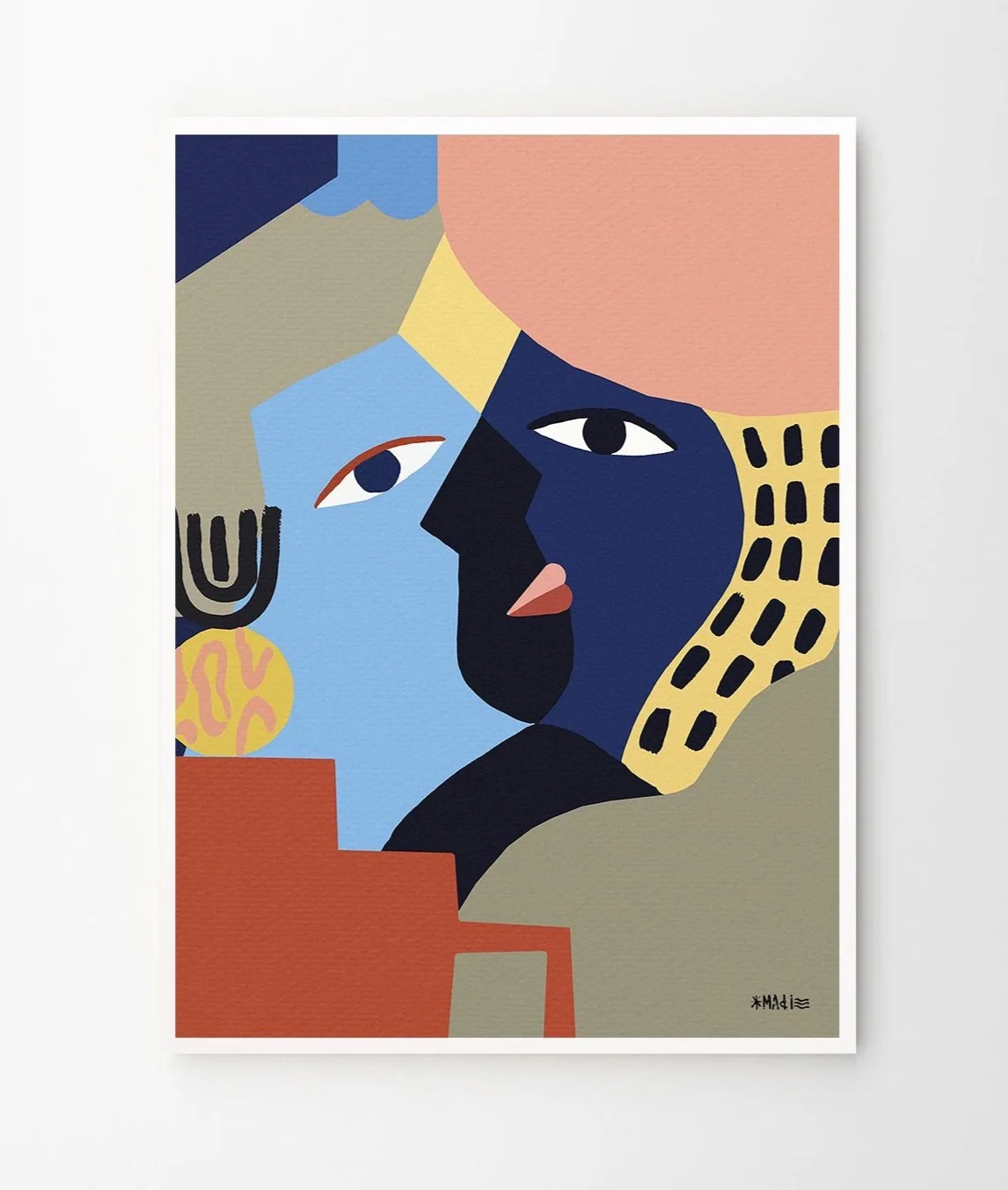 'The Kiss' Art Print