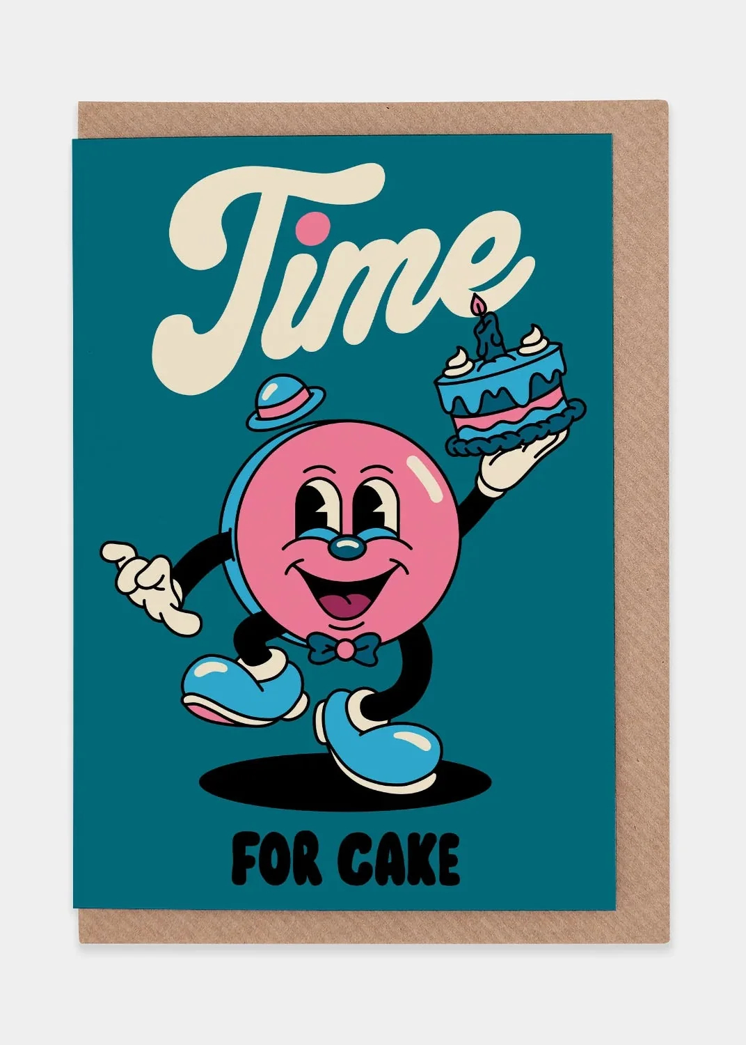 Time For Cake Greetings Card