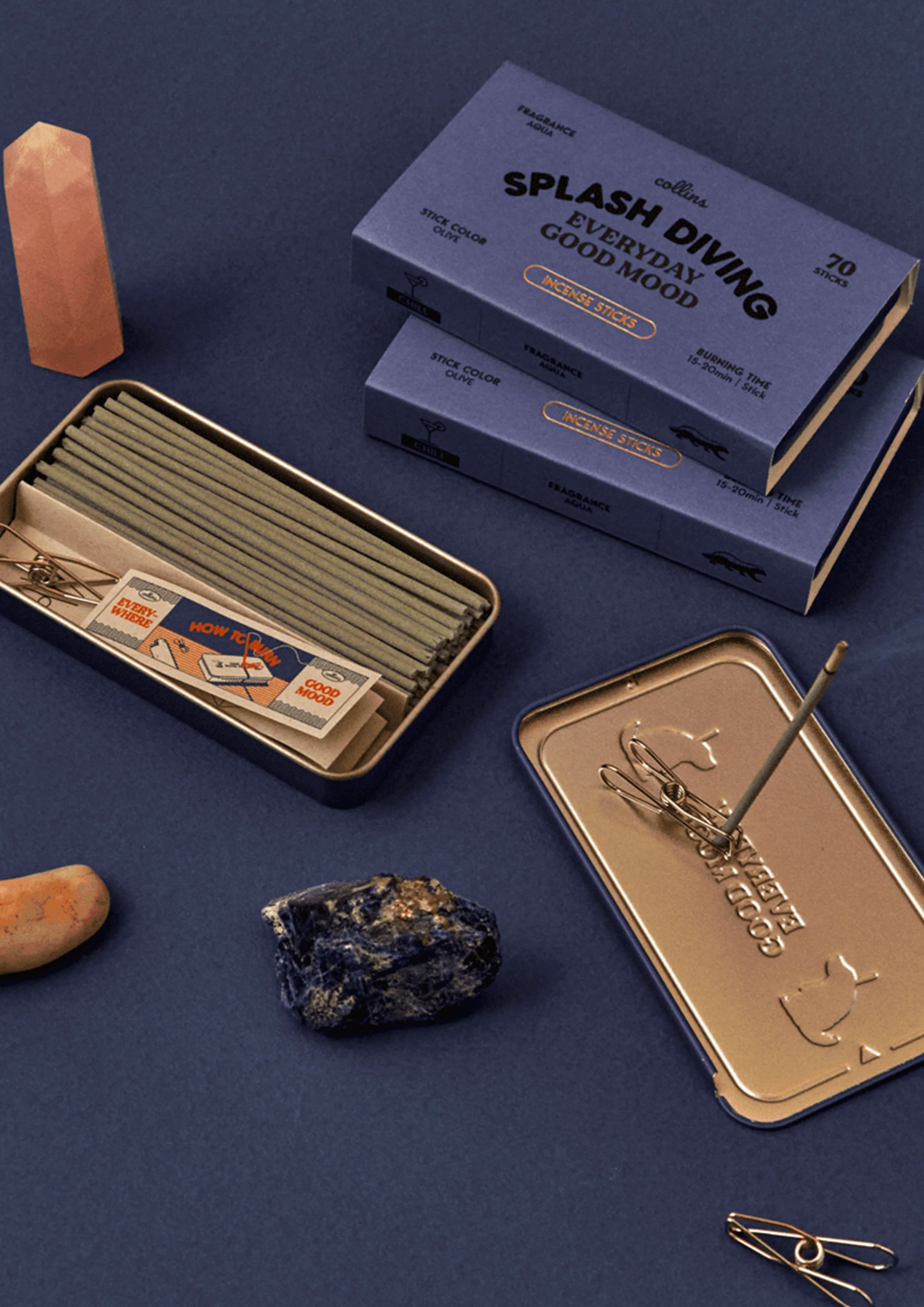 ‘Splash Diving’ Travel Incense Tin - Image 6