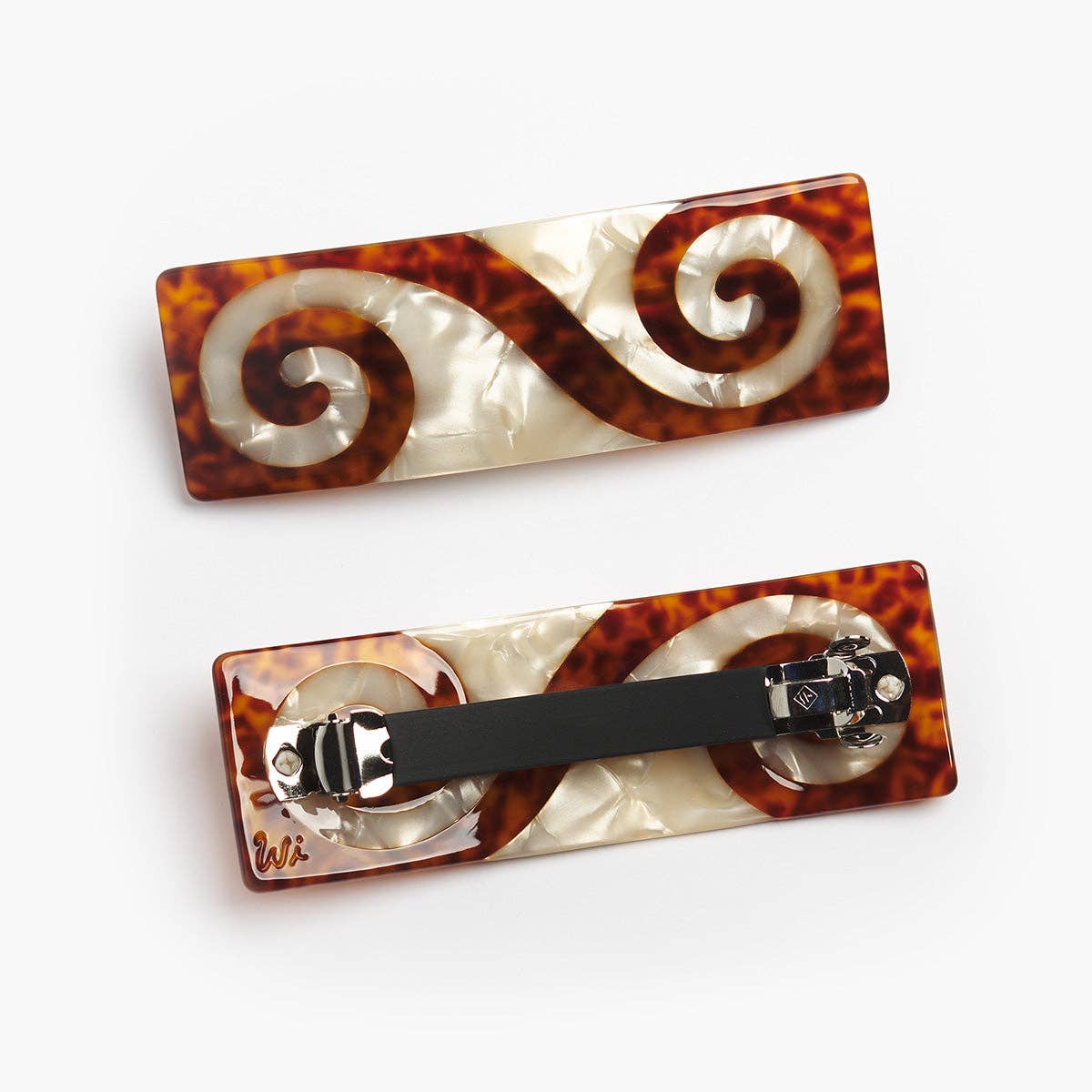 Spiral French Barrette Tortoise Hair Clip