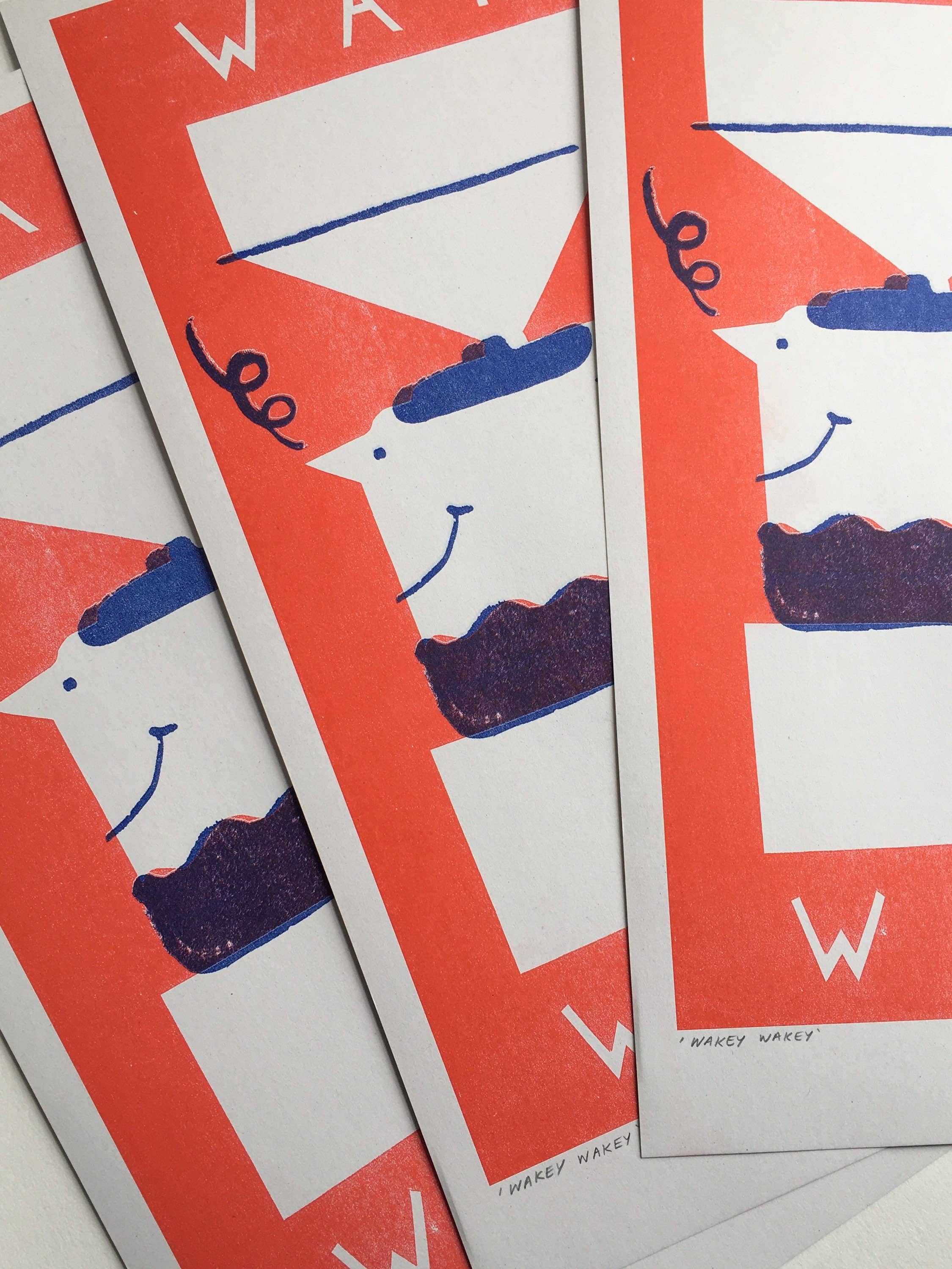 'Wakey Wakey' Riso Art Print (A3) - Image 2