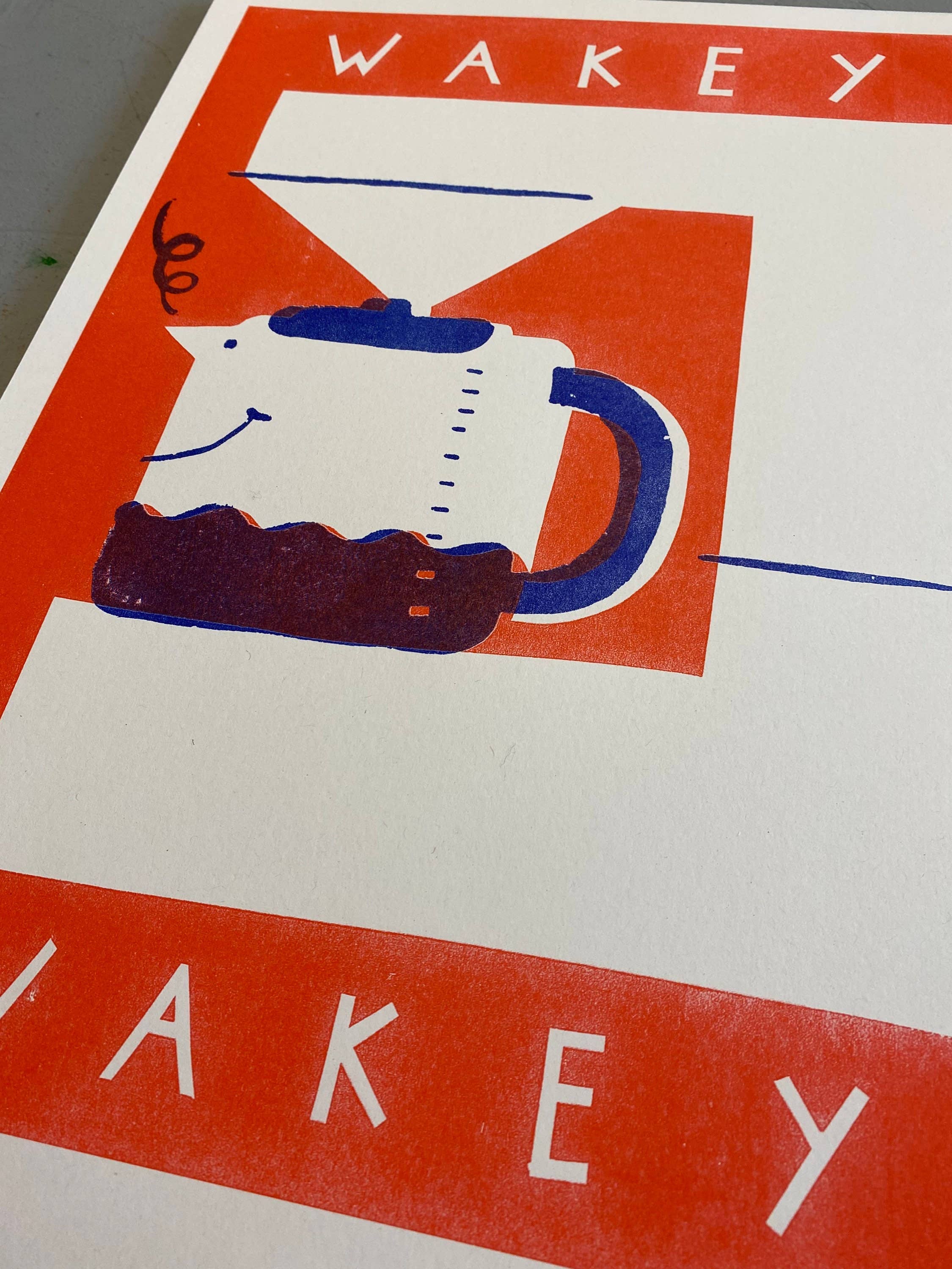 'Wakey Wakey' Riso Art Print (A3) - Image 5