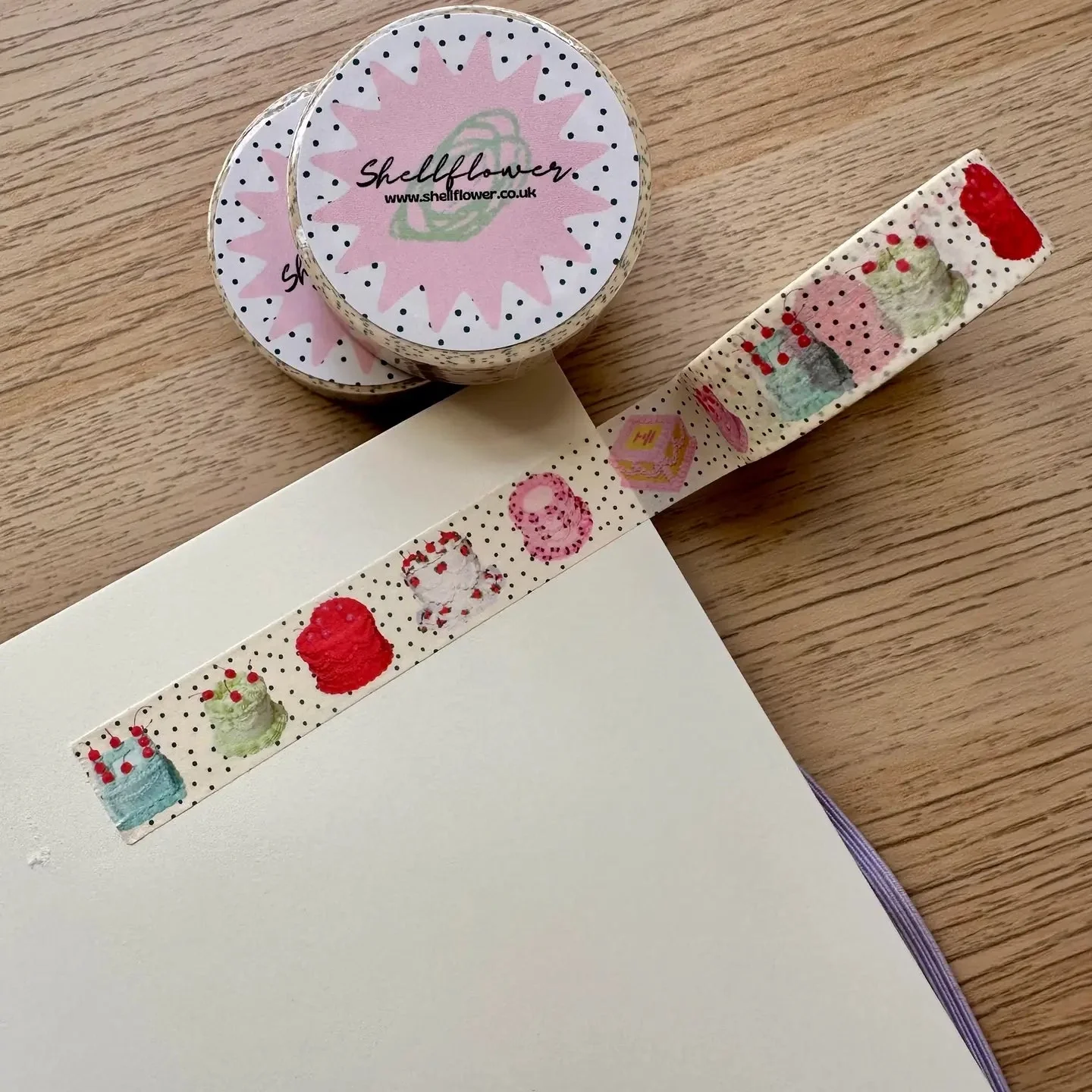 Shellflower Washi Tape - various designs