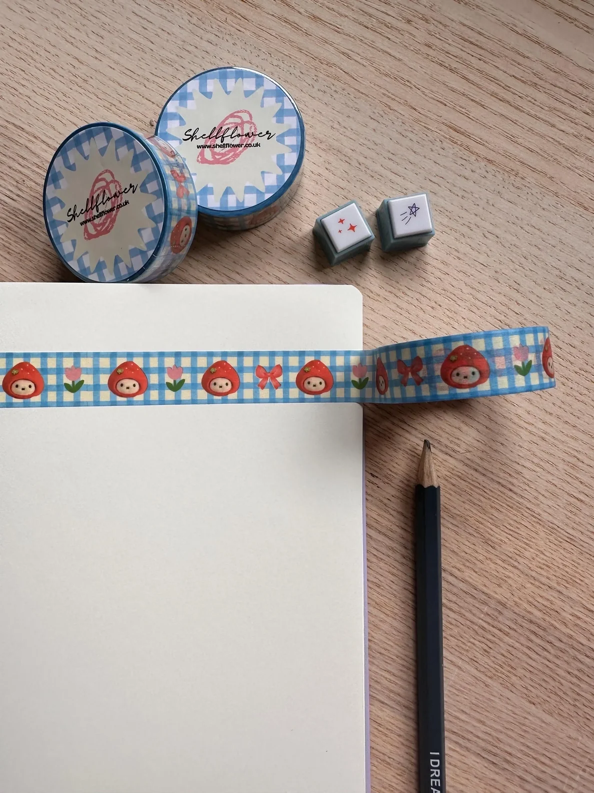 Shellflower Washi Tape - various designs - Image 13